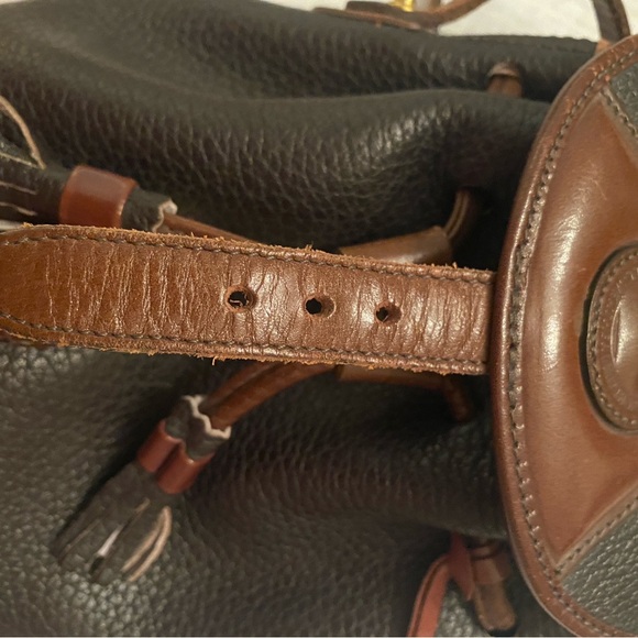 Vintage Dooney & Bourke Brown and Black Small Crossbody - Picture 9 of 9